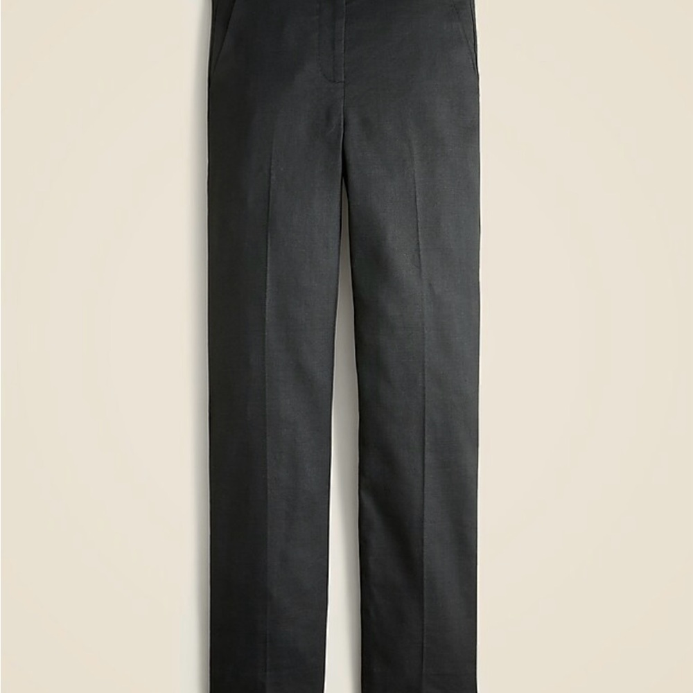 JCREW Kate Linen Blend Trousers